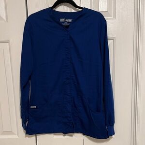 Grey's Anatomy Navy Blue Scrub Jacket